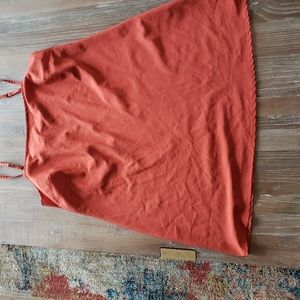 Orange asos slip
